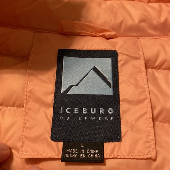 ICEBURG Puffer Down coat peach new with tags - Picture 9 of 11